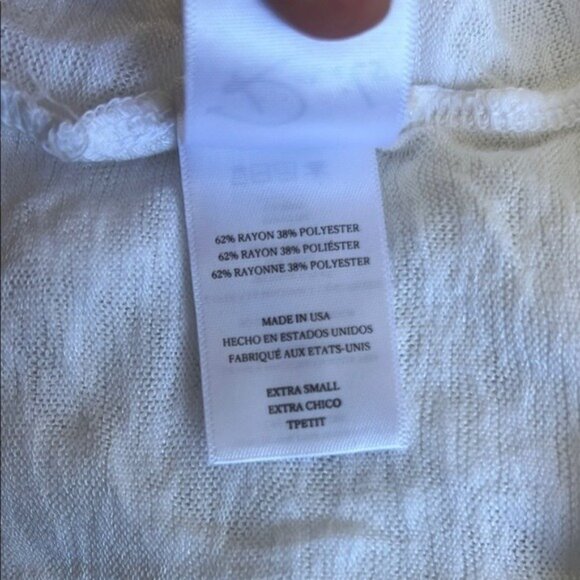 Rails Aden Long Sleeve Tee in White - XS - Picture 5 of 11